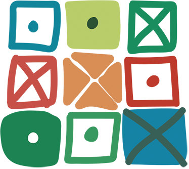 Geometric rug with unique square patterns - TenStickers