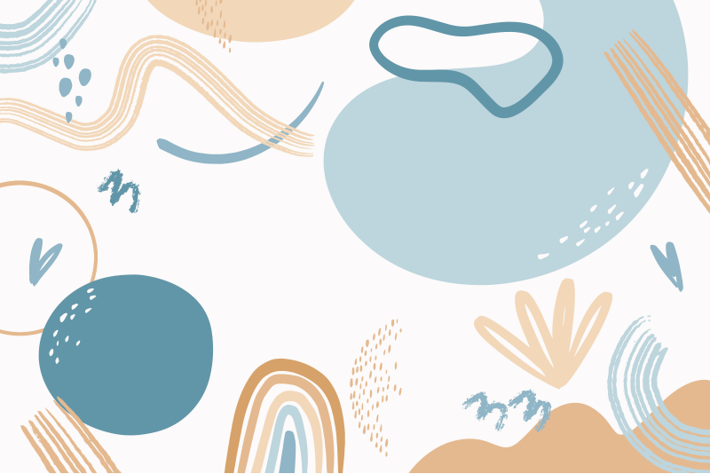 Colorful shapes geometric rug - TenStickers