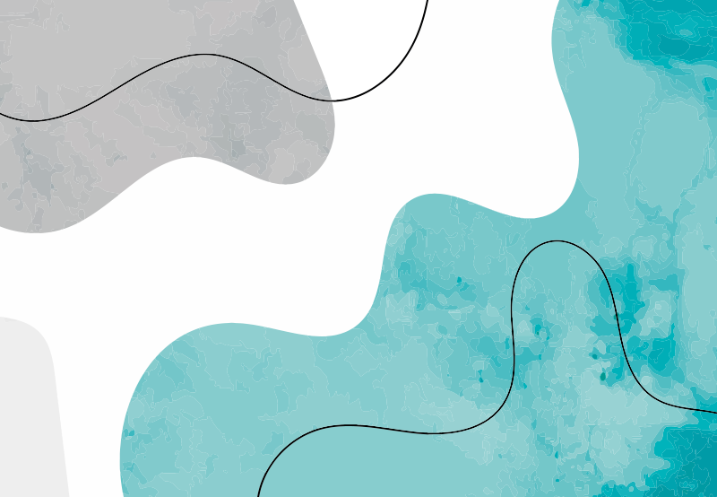 Geometric rug with watercolor shapes - TenStickers