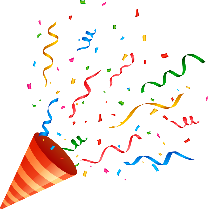 Geometric rug celebration confetti - TenStickers