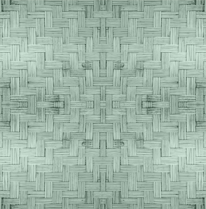 Geometric rug structured square - TenStickers