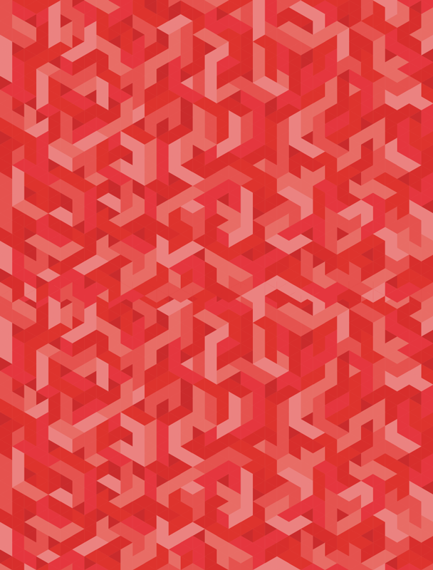 Geometric rug with intricate geometric design - TenStickers