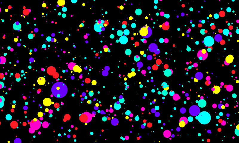 Geometric rug with colorful bubble design - TenStickers