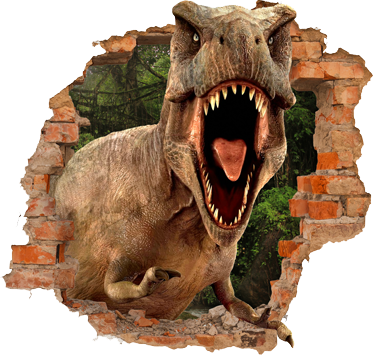 Kids carpet 3d t-rex design for playful spaces - TenStickers