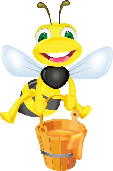 Kids carpet honey cube bee wall sticker - TenStickers