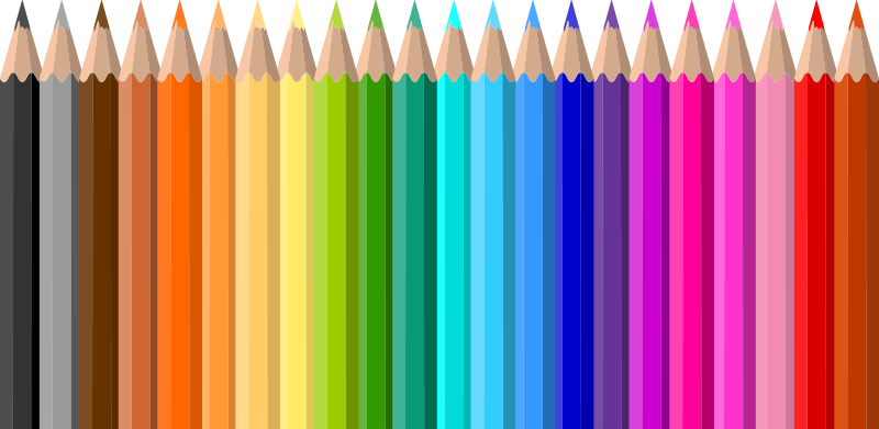 Kids carpet with color pencil skirting border - TenStickers