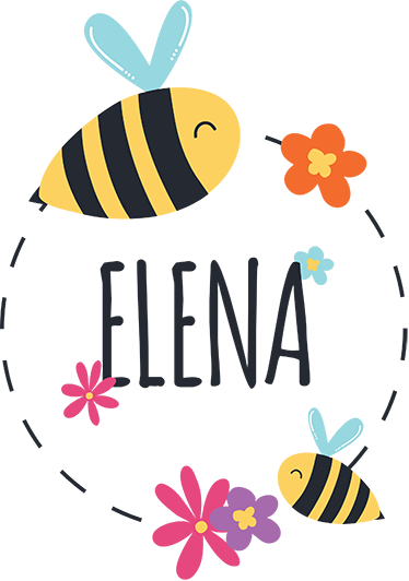 Kids carpet personalized name spring sticker - TenStickers