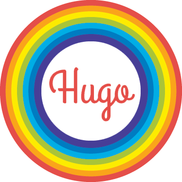Kids carpet rainbow circle personalized name - TenStickers
