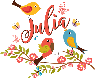 Kids carpet spring birds personalized design - TenStickers