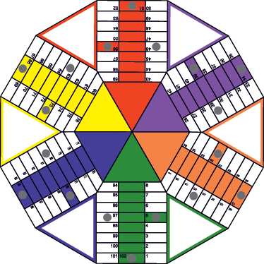 Kids carpet geometric ludo board adhesive - TenStickers