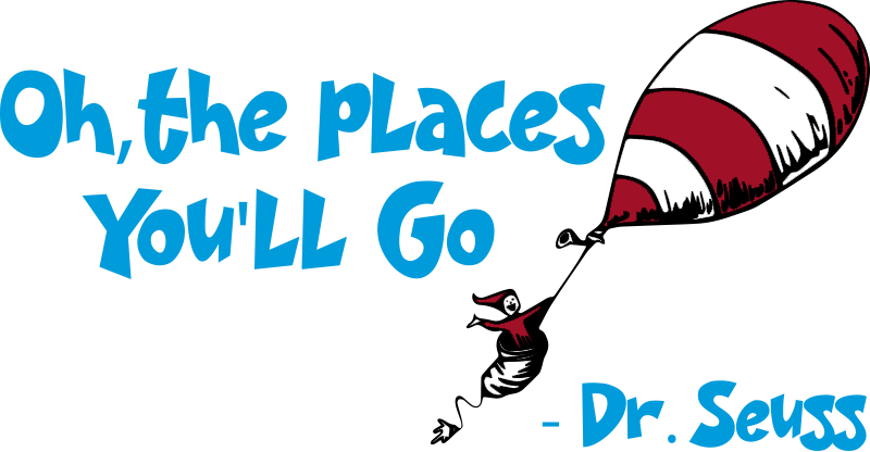 Kids carpet oh the places you'll go dr seuss - TenStickers