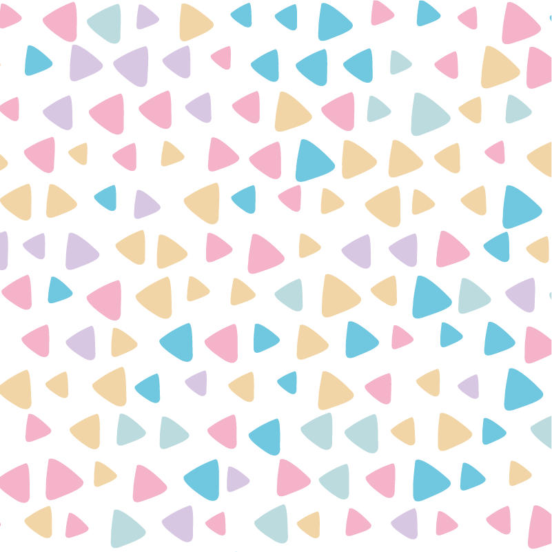 Kids carpet pastel colors pattern - TenStickers
