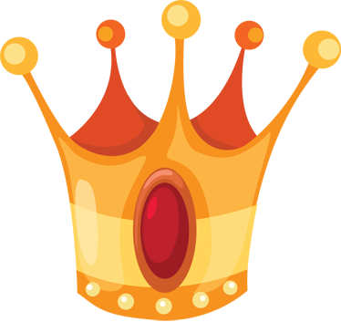 Kids carpet king crown design - TenStickers