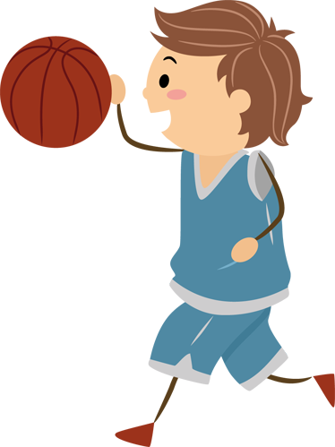 Kids carpet basketball adhesive for children - TenStickers