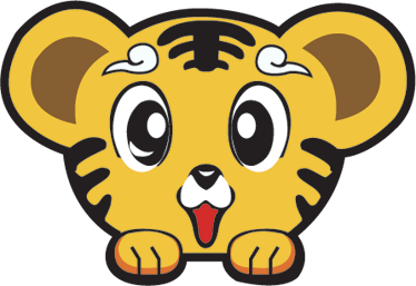 Kids carpet baby happy tiger - TenStickers