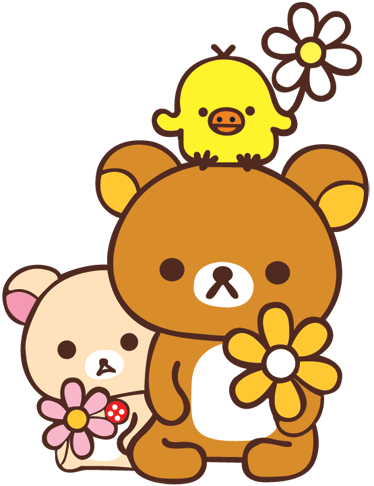 Kids carpet baby bears with bird design - TenStickers