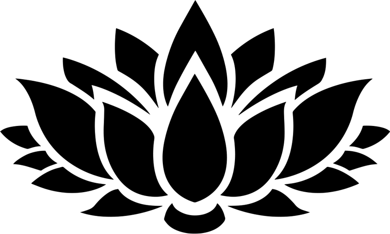 Lotus simple bedroom carpet - TenStickers