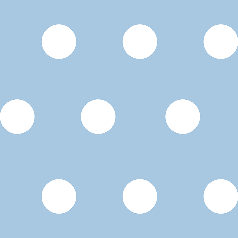 Bedroom carpet polka dot pattern - TenStickers