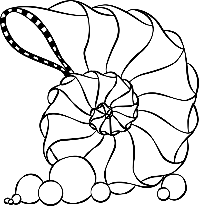 Bedroom carpet seashell design - TenStickers