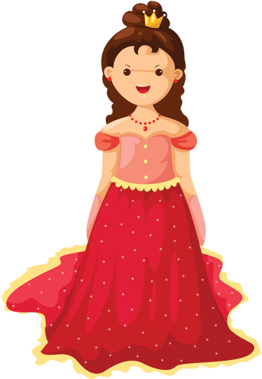 Kids carpet with queen illustration - TenStickers