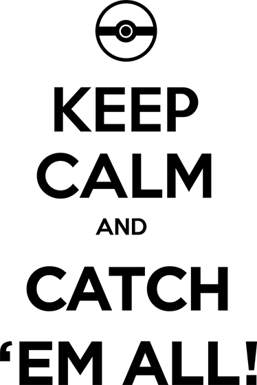 Game rug pokémon keep calm - TenStickers