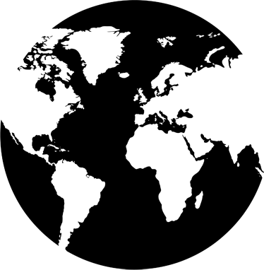 Map rug world map circle decor adhesive - TenStickers