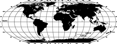 Map rug monochrome world map decor vinyl - TenStickers