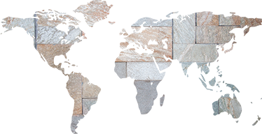 Grey marble effect map rug - TenStickers
