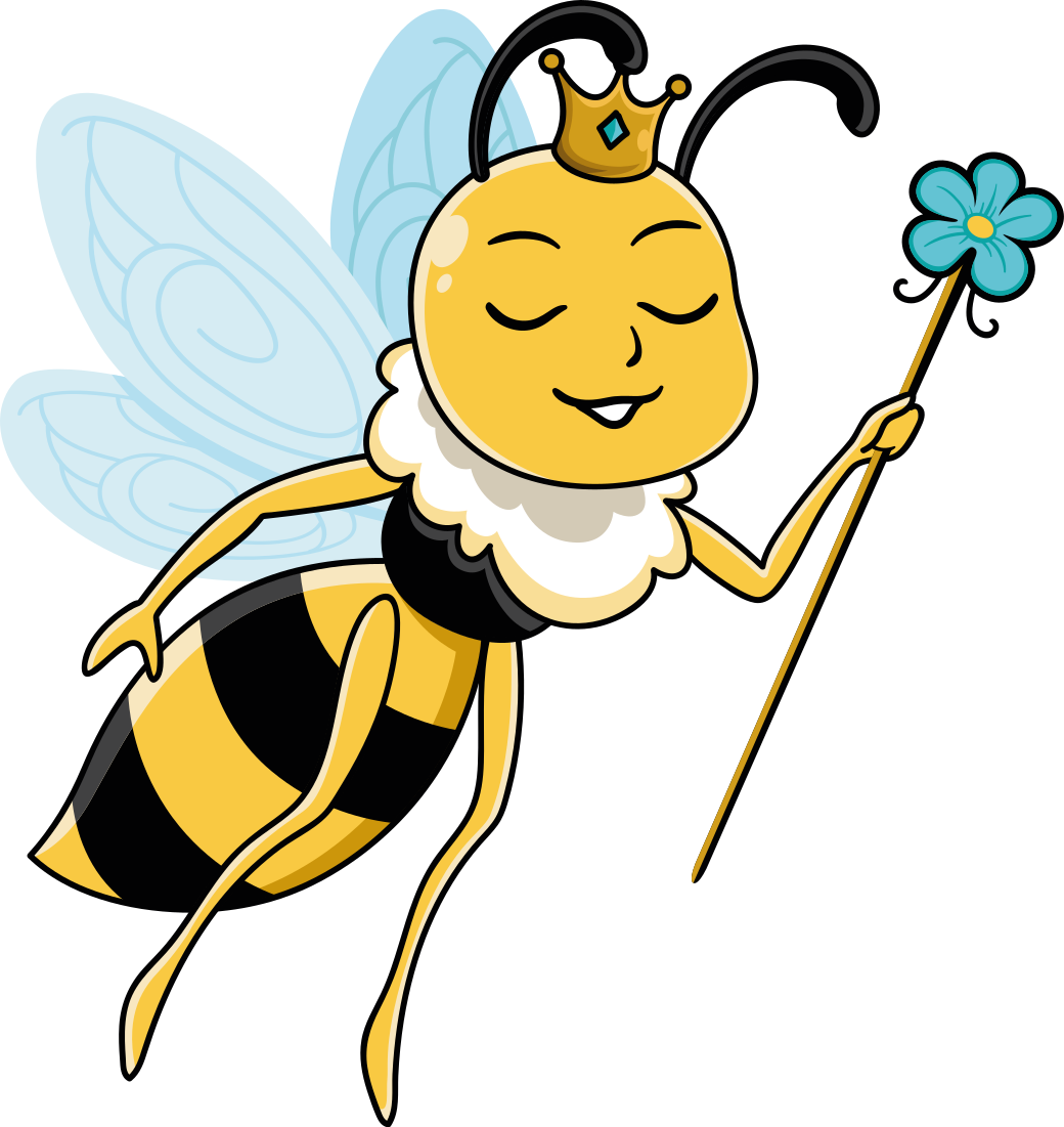 Kids carpet with charming fairy bee design - TenStickers