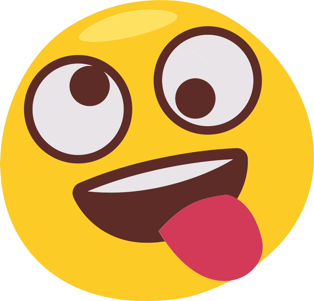 Kids carpet playful emoji face - TenStickers