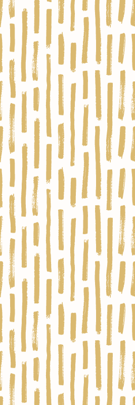 Bathroom mat in light brown brush stroke design - TenStickers