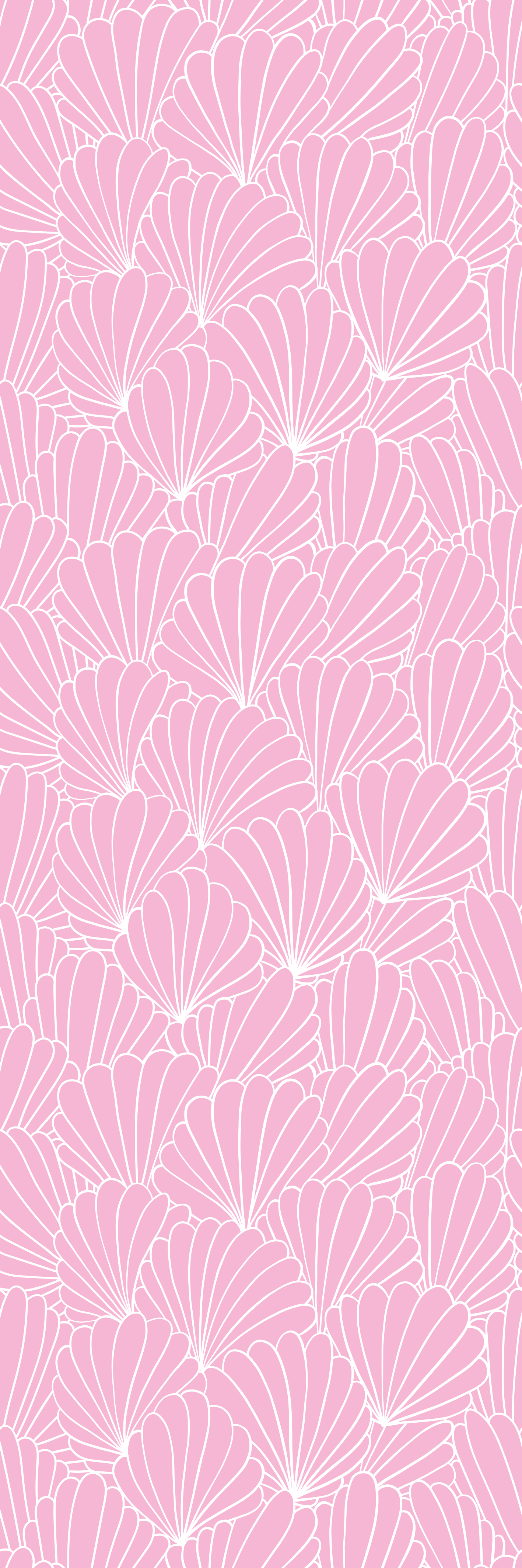 Kawaii style pink shells bathroom mat - TenStickers