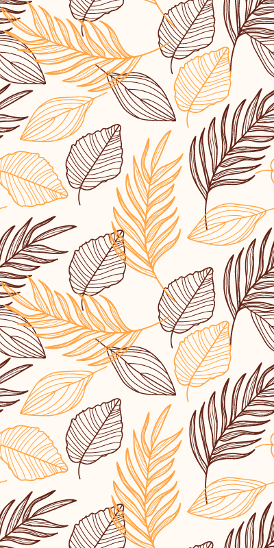 Bathroom mat in golden cereal wallpaper design - TenStickers