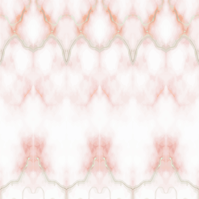 Pink marble bathroom mat with yellow scratches - TenStickers