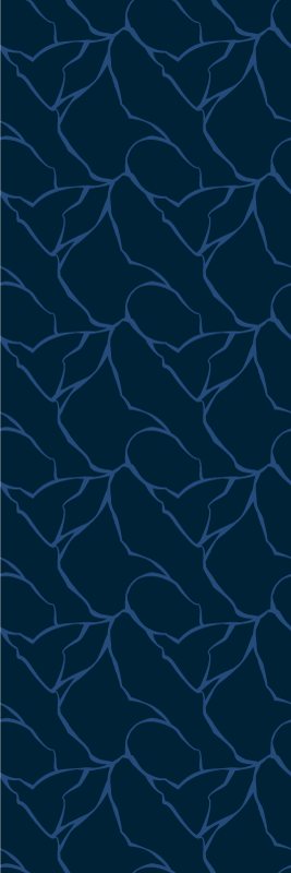 Bathroom mat with blue marble texture design - TenStickers