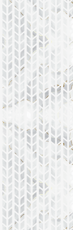 Bathroom mat with small gold marble tiles - TenStickers
