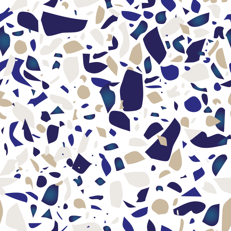 Bathroom mat imitation marble floor sticker - TenStickers
