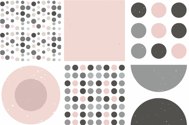 Bathroom mat with scandinavian rebekka design - TenStickers