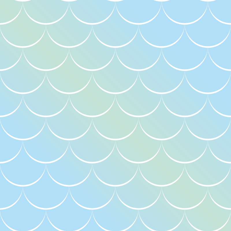 Pastel scales pattern bathroom mat - TenStickers