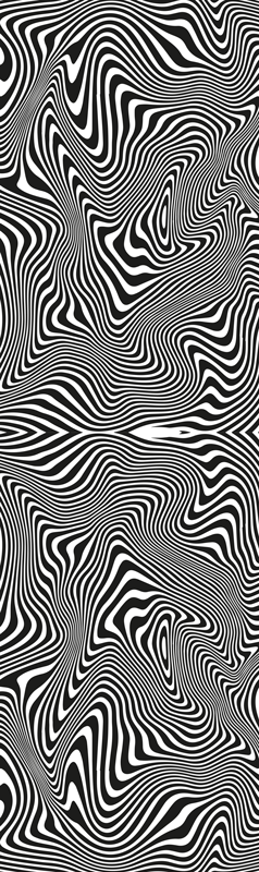 Zebra 3d effect bathroom mat - TenStickers