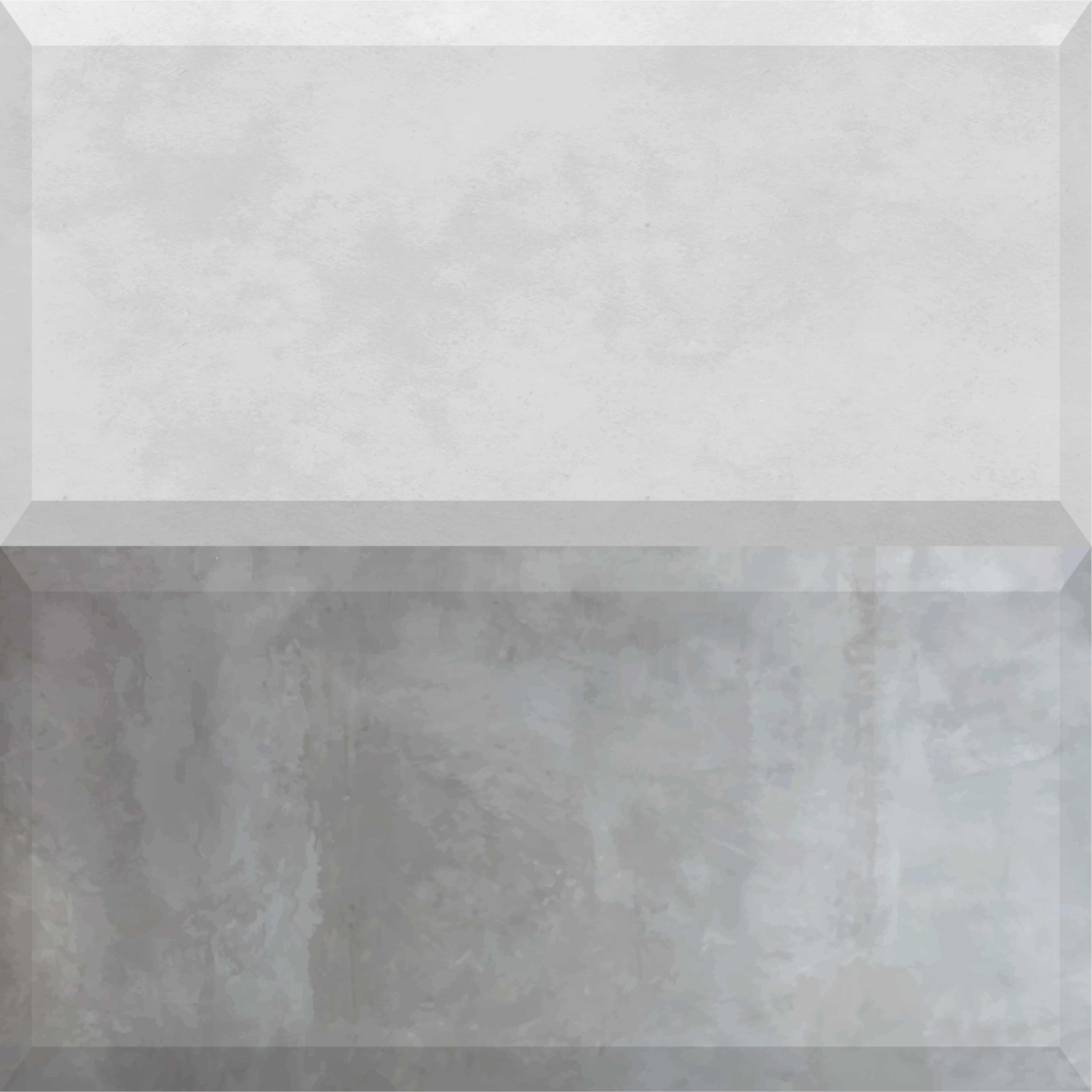 Bathroom mat with cement tile design - TenStickers