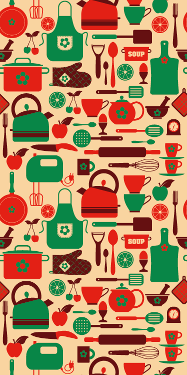 Kitchen vinyl mat for kitchen furniture covers - TenStickers