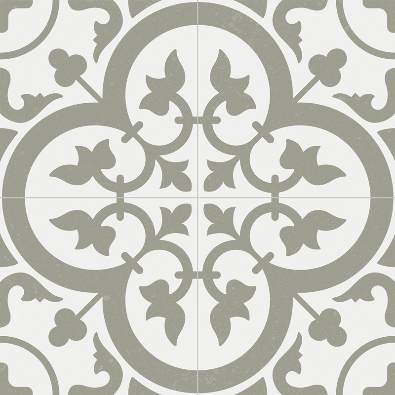 Kitchen vinyl mat evergreen fog moroccan tile - TenStickers