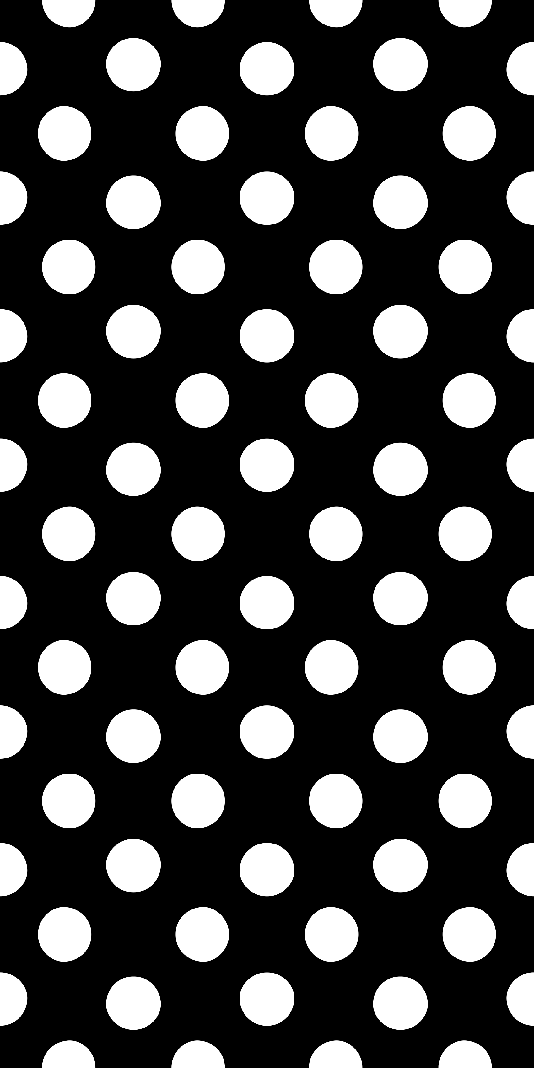 Kitchen vinyl mat with polka dot design - TenStickers