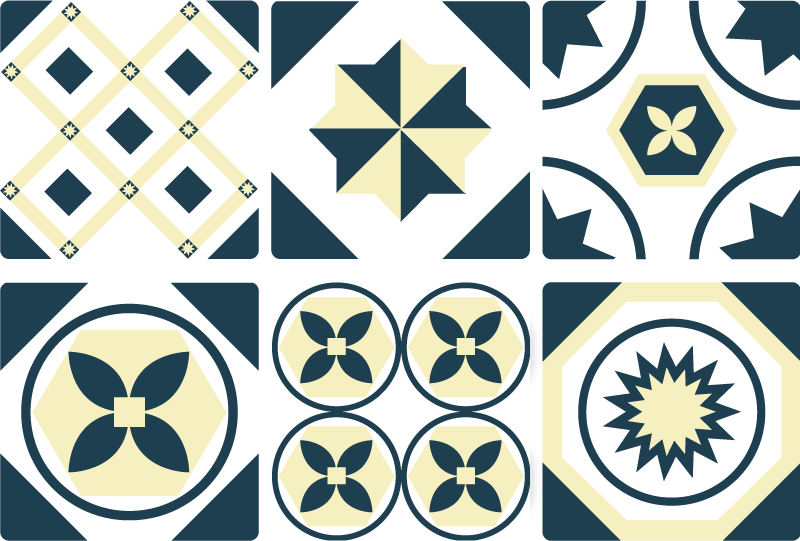 Kitchen vinyl mat with alionsa design - TenStickers