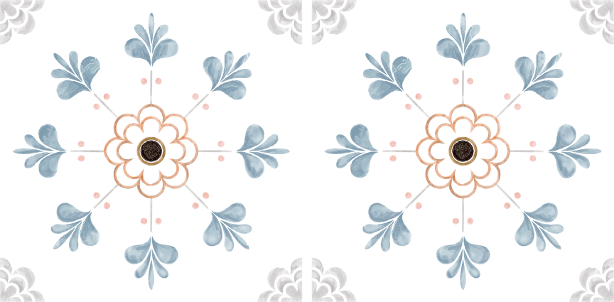 Kitchen vinyl mat in antique grey cement design - TenStickers