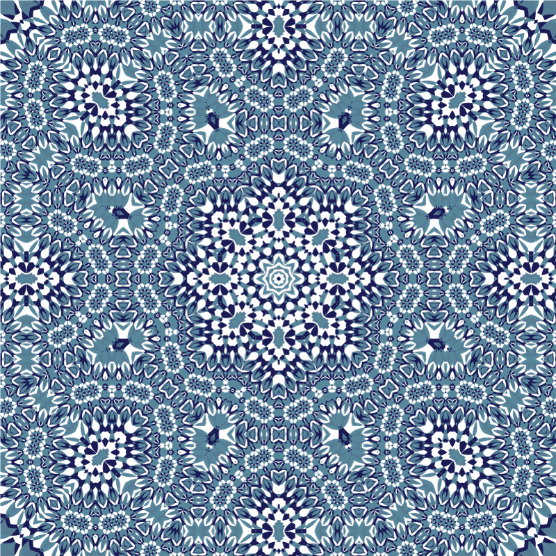 Mosaic mandala kitchen vinyl mat - TenStickers