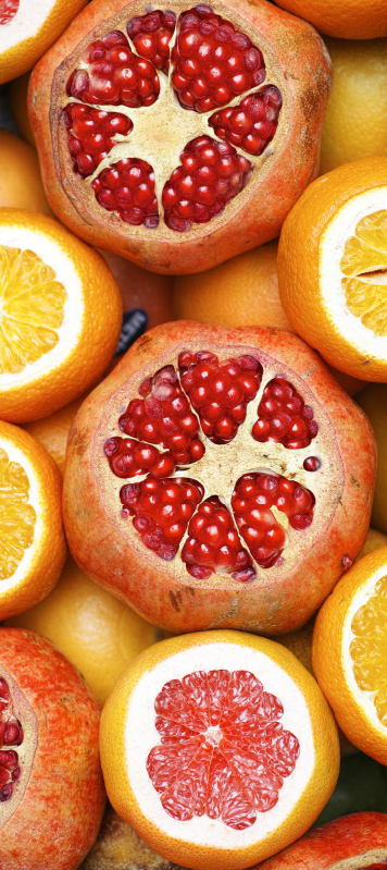 Sliced fruits kitchen vinyl mat - TenStickers