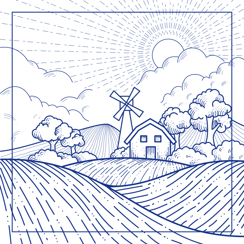 Holland mills kitchen vinyl mat - TenStickers