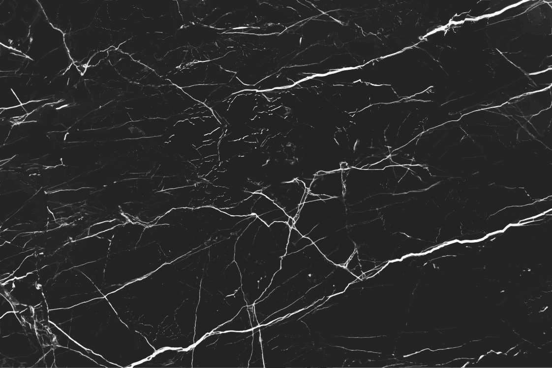 Kitchen vinyl mat black marble design - TenStickers